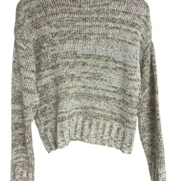 SO Good for Life Cropped Sweater Womens Med Pullover Long Sleeve Chunky Knitted - Picture 2 of 8